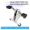 thumbnail image 2 of Dynamic Cycling Generator Fitness Power Generation Foot Pedal Hand Crank Generator Science Portable Outdoor Sports ,Handy Bright, 2 of 6