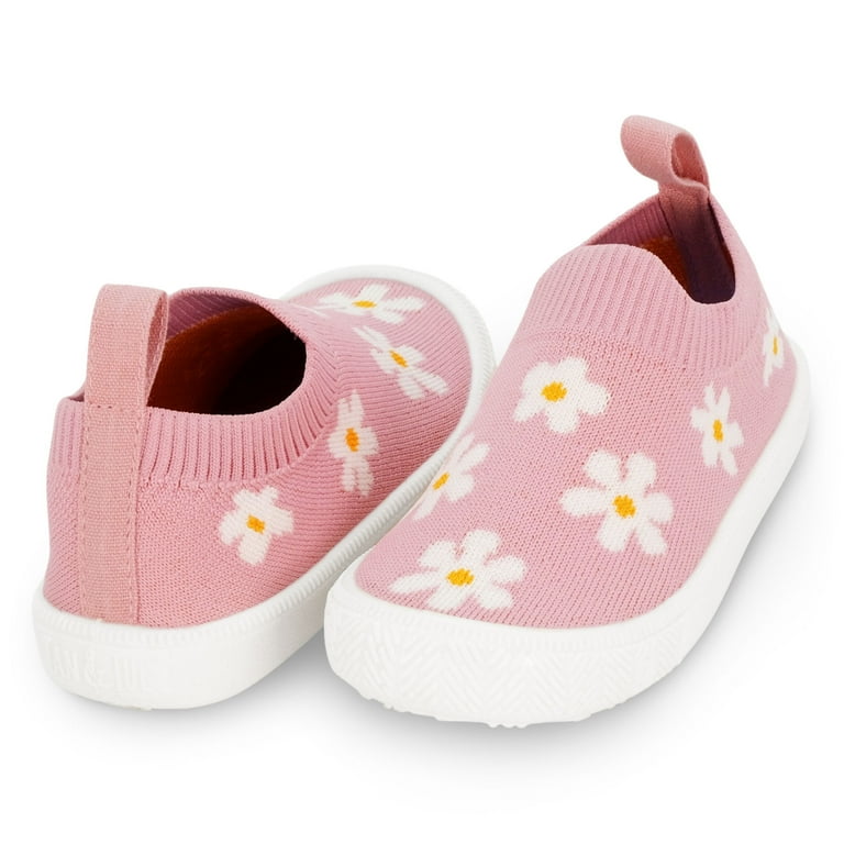 Jan & Jul Graphic Knit Shoes - Pink Daisy Jan & Jul Graphic Knit Shoes - Pink Daisy