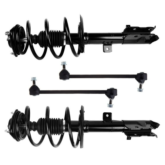 SCITOO Front Strut Spring Assembly Stabilizer Bar Link Fit for 2007 2008 2009 2010 2011 2012 for Dodge Caliber 2007 2008 2009 2010 for Jeep Compass 2007 2008 2009 2010 for Jeep Patriot