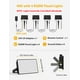 thumbnail image 2 of Flood Lights Onforu RGBW 40 W para exteriores, paquete de 4 con mando a distancia, 2 of 9