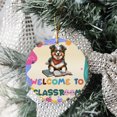 thumbnail image 3 of Welcome to Miniature American Shepherd Classroom Teacher Dog Mom Ceramic Round Ornament MAS Dog Lover Gifts Home Tree Decor - 02015, 3 of 5