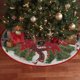 thumbnail image 5 of Falda para árbol de Navidad AVOIN colorlife Cardinals Cedar Snowman, 5 of 7