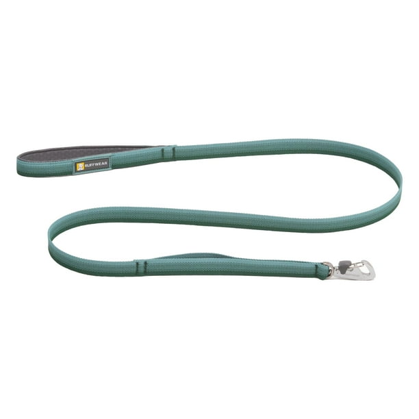 Correa para perro Ruffwear Front Range de 1,5 m con asa acolchada, color verde