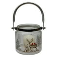thumbnail image 7 of Northlight 4" Hand-Painted Pine Trees and Deer Flameless Glass Christmas Candle Holder, 7 of 7