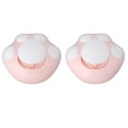 thumbnail image 1 of Cat Paw Shape Wall Mounted Robe Hook, Hole ABS Bathroom Coat Hook with Multifunctional Design, Easily Removed, Wide Application, 1 of 8