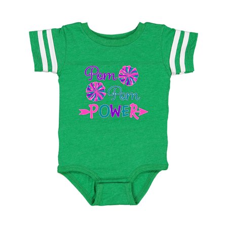 

Inktastic Pom Pom Power- cheerleader Gift Baby Boy or Baby Girl Bodysuit