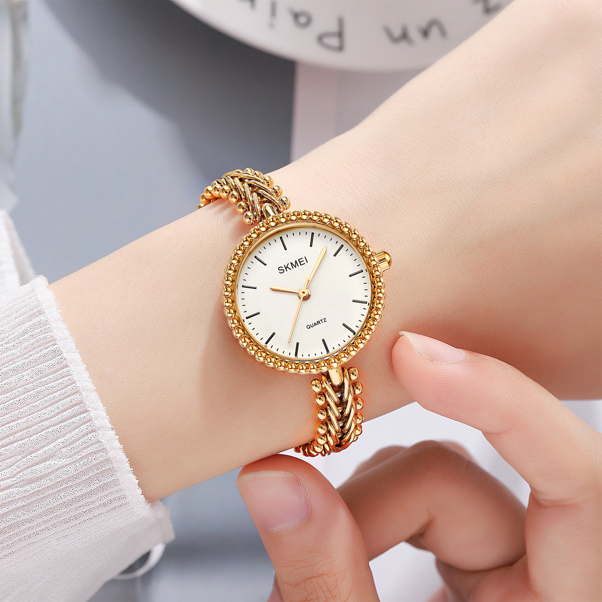 SKMEI Watches for Women Waterproof Analog Quartz Dress Ladies Watch Fashion Luxury Casual Women’s Wristwatch