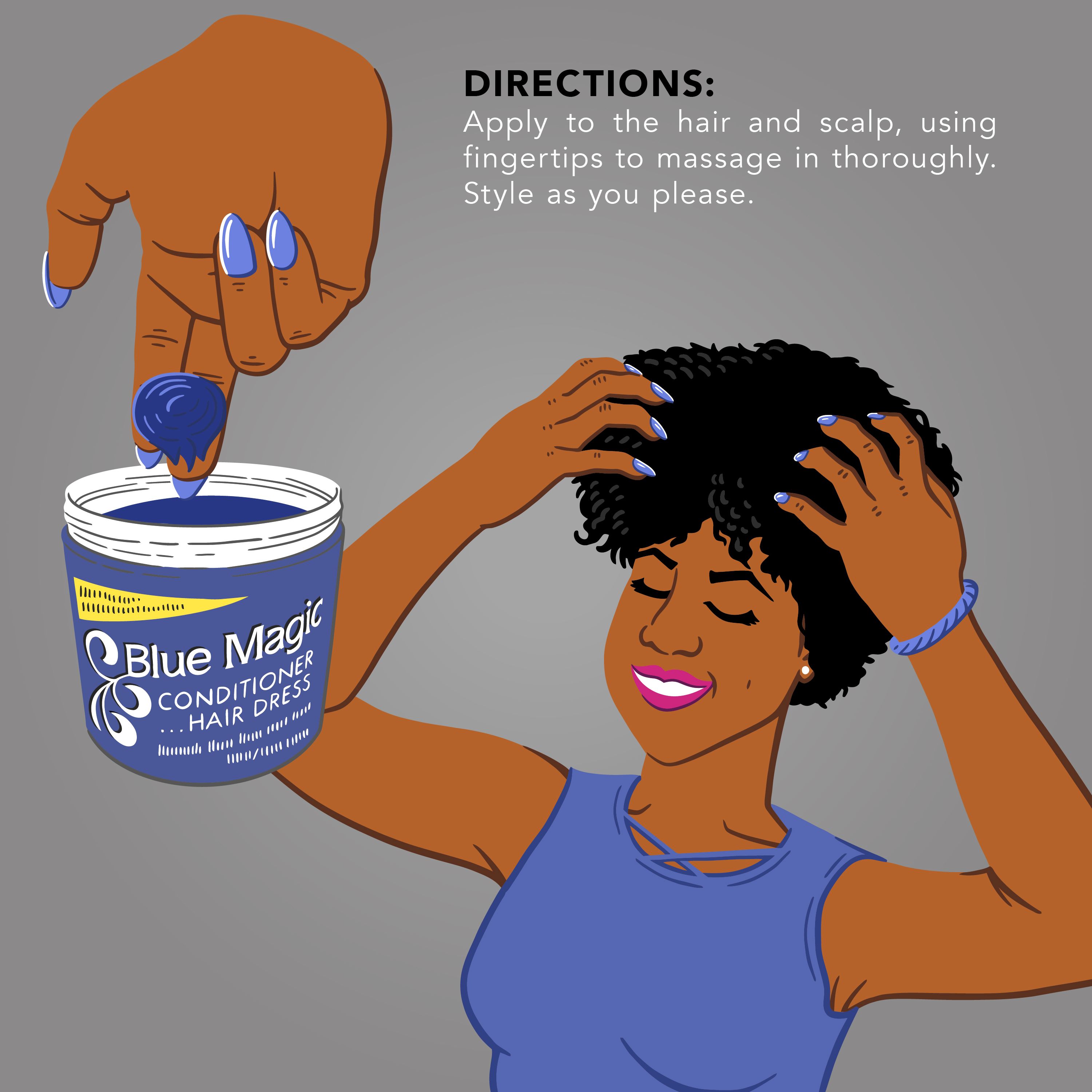 Blue Magic Conditioning Hair Dressing 12 oz., Dry, Anti Breakage, Nourishing, Moisturizing - image 4 of 7