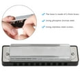 thumbnail image 4 of Blues Harmonica, A Key A Key Harmonica, With Harmonica Bag Bright For Kids Beginner Beginner Practic Professional Mouthorgan, 4 of 8