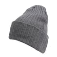thumbnail image 1 of Top Headwear Cable Knit Long Winter Beanie - Grey, 1 of 2