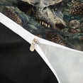 thumbnail image 4 of Metsweet Animal Dino T-Rex Twin Duvet Cover, Pine Cone Leaves Twin Bedding, Green Brown,Black Reversible,2pcs,1 Duvet Cover and 1 Pillowcase, 4 of 6