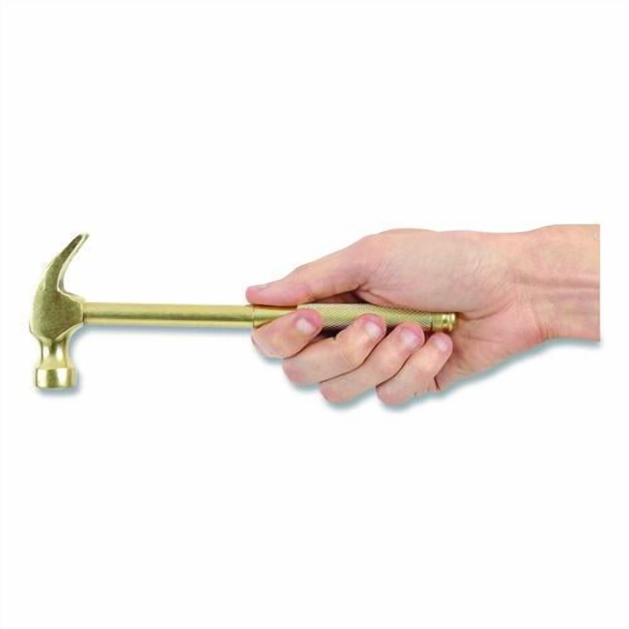 5-in-1 Carpenter's Hammer with Nesting Handle Containing Four Screwdrivers, 6.5" Long Gold Handle | Bundle of 5