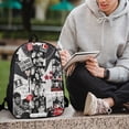 thumbnail image 6 of 17 Inch Casual Shoulder Bookbag, One Direction Backpack Knapsack Travel Bag Outdoor Hiking, 6 of 8
