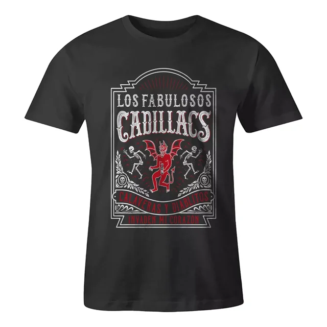 Playera Negra, Hombre Y Mujer Fabulosos Cadillacs Cdmx 2023