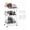 White, variant on 3 Tier Rolling Storage Cart With Drawers Rolling Utility Cart With Drawers,Room Decor,Bathroom Decor,Rolling Utility Cart Rolling Storage Organizer Tool For Kitchen,Bathroom,Living Room