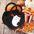 thumbnail image 2 of Halloween Trick Or Treat Bags, Cotton Halloween Candy Bags, Reusable Trick Or Treat Bucket For Party Halloween Decorations, 6X7 Inch Halloween Bags For Trick Or Treating, 2 of 5