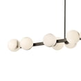 thumbnail image 5 of Fredrick Ramond Fr41909 Selene 14 Light 74" Wide Linear Chandelier - Brass, 5 of 7