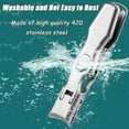 thumbnail image 6 of AIRSMALL Ultra Wide Jaw Opening Nail Clippers, German Nail Clippers for Men, Telescopic Nail Clippers, Toenail Clippers for Seniors, Portable Ultra Sharp Nail Clippers, Anti Splash Nail Clipper, 6 of 8