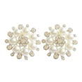 thumbnail image 4 of Botón de perla flor de cristal broche de adorno de diamantes de imitación accesorios decorativos de aleación 5 piezas sidaley HA8758-00B, 4 of 6