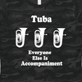 thumbnail image 4 of Inktastic Funny Tuba Player Music Joke Women's T-Shirt, 4 of 5