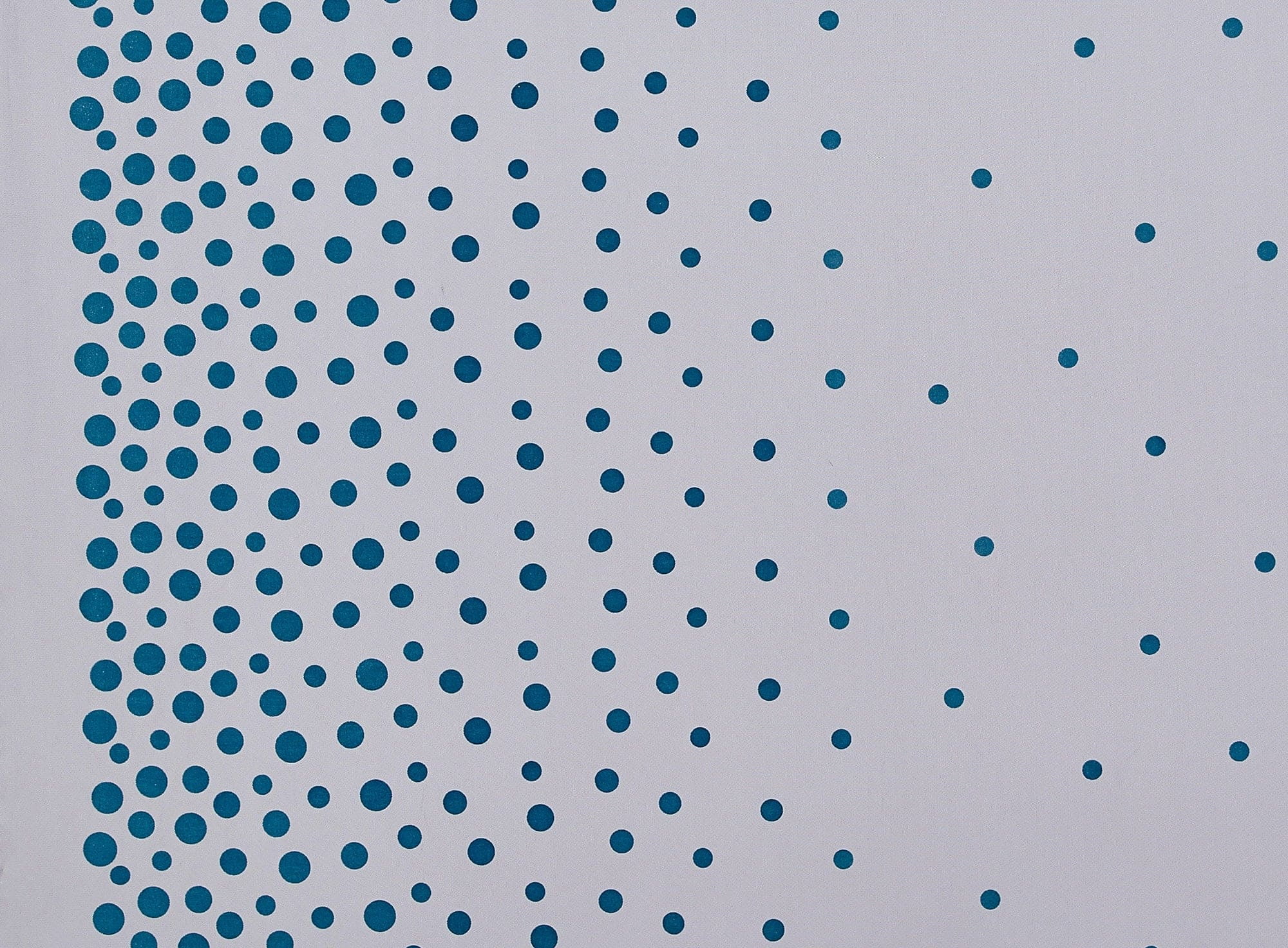Zelouf Single Border Color Felt Dot On Tulle  , Sewing, DIY, Crafts Fabric by the Yard, Black/teal, 3 Yard