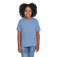thumbnail image 4 of JERZEES Dri-Power Youth Crewneck T-Shirt, Shoer Sleeve Moisture-Wicking Tee, 50/50 Cotton/polyester, Light Blue, M, 4 of 6