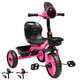 thumbnail image 1 of Triciclo para Niños Torreta con Luz y Sonido Ruedas de Eva Apto a partir de 2 Años Soporta hasta 20 kg - Rosa, 1 of 6