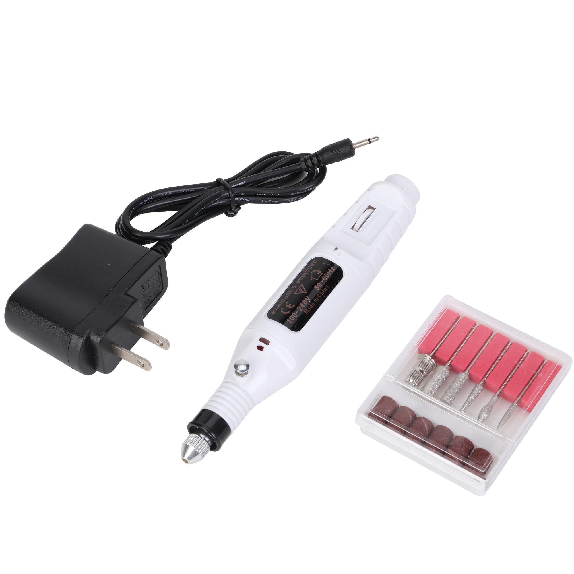 Electric Manicure Pedicure Kit, Electric Nail File, Rechargeable Nail