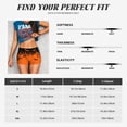 thumbnail image 2 of Athletic Shorts for Women, Halloween With Black Bats Seam Womens Shorts High Waisted Sport Running Workout Gym, 2 of 8