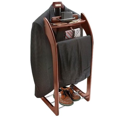 UPC 892013000616 product image for Mahogany Clothes Valet Stand | upcitemdb.com
