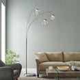 thumbnail image 3 of Lite Source Ls-83702 Ladessa 3 Light 89" Tall Arc Floor Lamp - Nickel, 3 of 4