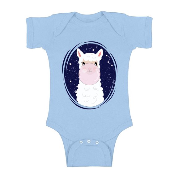 Baby Shirts - NB 6M 1 Year 2 Year Old 18 Months - Cute Llama Romper
