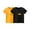 Yellow, variant on Eltusu Boys Cotton T-Shirts, Crewneck Comfort Two Pieces Pullover Short Sleeve Tops White Size 6-8 T
