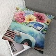 thumbnail image 7 of Fenyluxe Farmhouse Spring Summer Pillow Covers 2pcs Buffalo Plaid Flower Peony Truck Bloom Pillows Decorative Quote Throw Pillows Pillowcase Decorations Farmhouse Decor for Home Decor White, 7 of 7