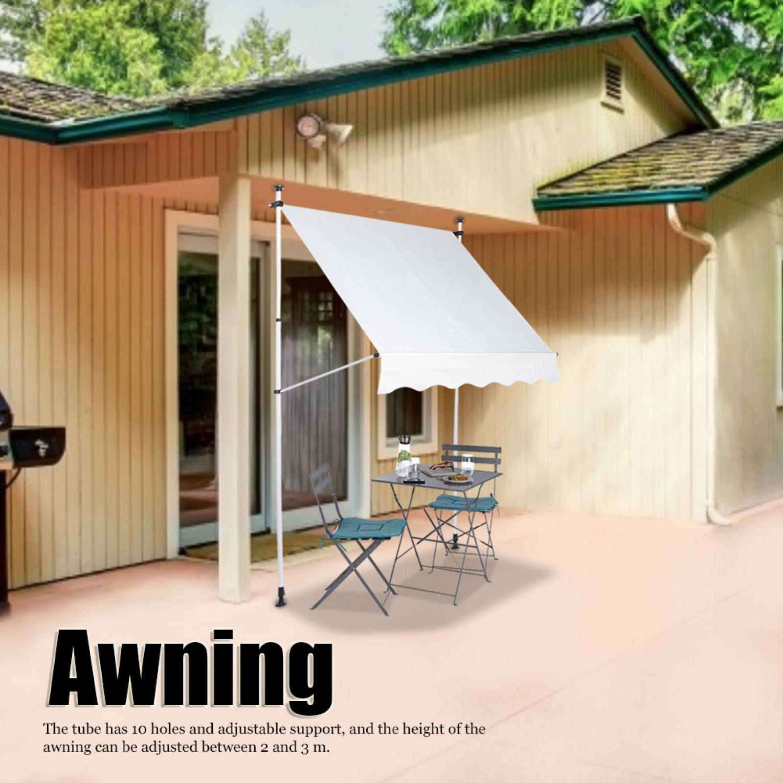 Patio Awning Weather Rain Cover Awning Sun Canopy Storage Bag Protector Hot