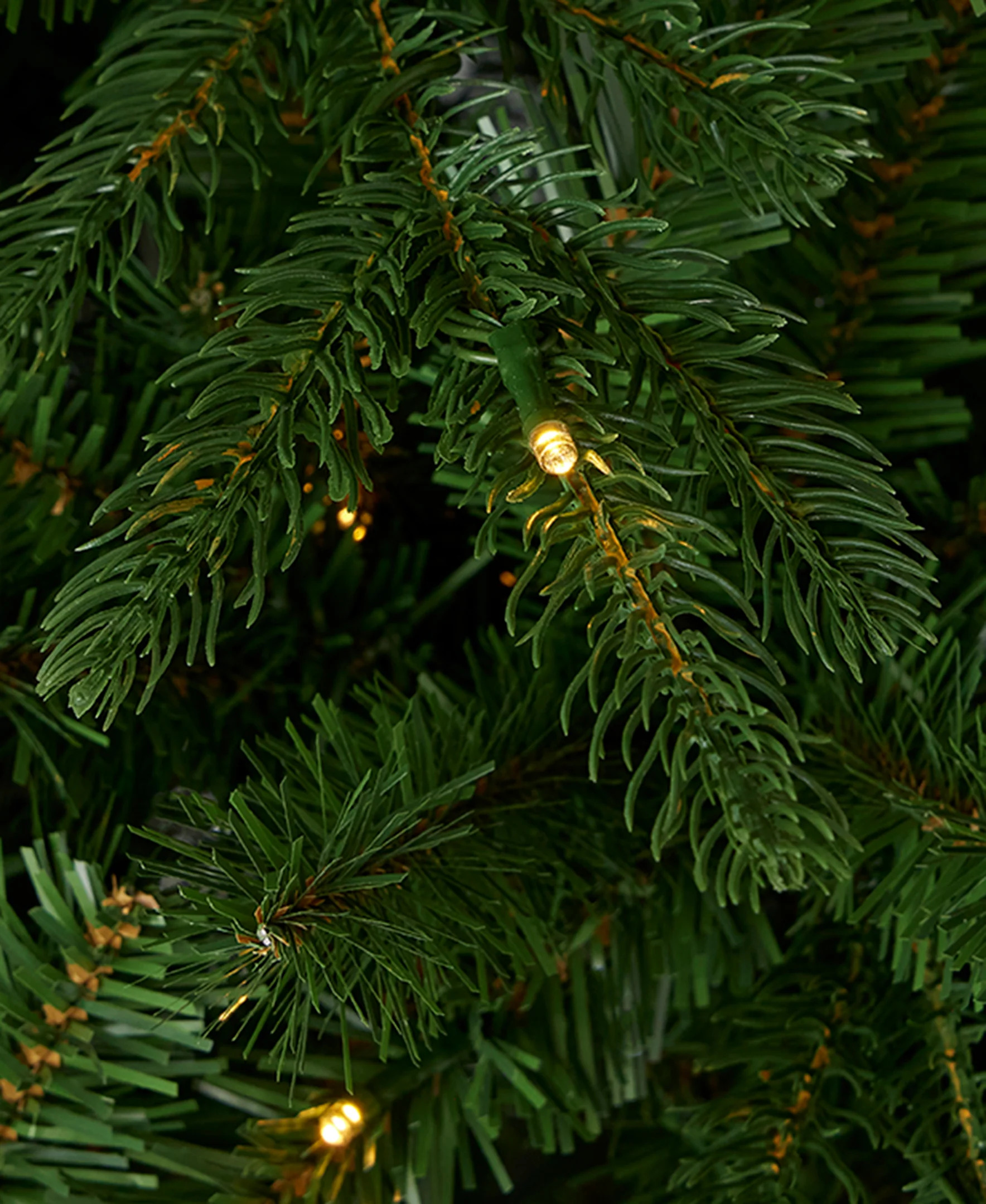 4ft Valley Pine Porch Tree (Set of 2) Each Tree is Pre-Lit with 50 UL Clear Lights by Seasonal LLC - image 3 of 4