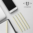 thumbnail image 7 of WuPing 12 Pcs Ballpoint Pens 1.0mm Black Ink Metal Retractable Pens for Wedding Business Office (Silver, Gold), 7 of 7