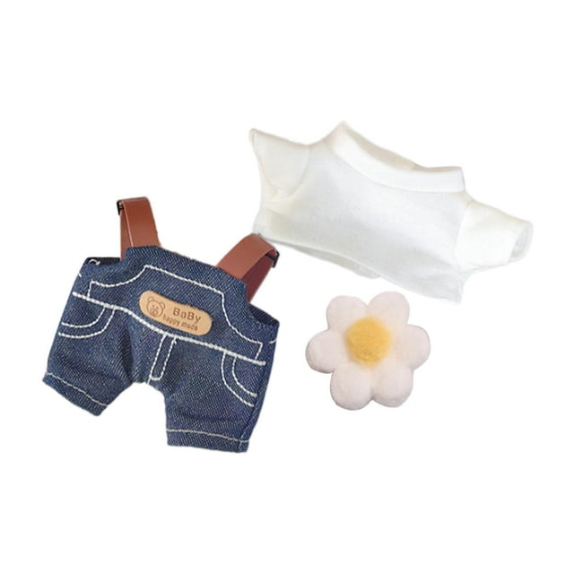 Ropa de muñeca de felpa CUTICAT para muñeca de 17cm 3 piezas