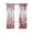 Red, variant on Green Eucalyptus Leaves Blackout Curtains, Light Blocking Print Window Curtains, Watercolor Spring Summer Botanical Thermal Insulated Window Drapes for Living Room 2 Panels, 104"W x 52"L