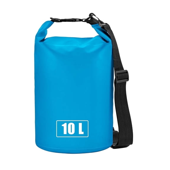 FIXPARTS Waterproof Dry Bag,10L Lightweight Floating Dry Bag for Women Men,for Kayak,Rafting(Blue)