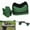 Green, variant on Portable Shooting Rear Gun Rest Bag Set Front & Rear Rifle Target Hunting Bench Unfilled Stand Hunting Gun Accessories