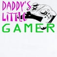 thumbnail image 2 of CafePress - Daddy's Little Gamer Infant Bodysuit - Baby Light Bodysuit, Size Newborn - 24 Months, 2 of 4