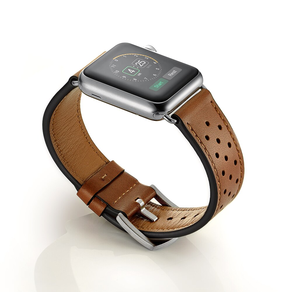 Genuine Leather strap For Apple watch band 44mm 40mm 45mm/41mm 38mm 42mm，leather bands watchband