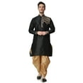thumbnail image 1 of Royal Kurta Mens Silk Patchwork Kurta Salwar Set, 1 of 6