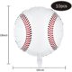 thumbnail image 3 of 18" foil Mylar baseball balloons; birthday party sports theme; 10 pcs., 3 of 5
