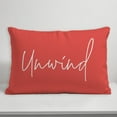 thumbnail image 4 of Creative Products Unwind Script Coral 14x20 Indoor / Outdoor Pillow, 4 of 8
