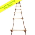 thumbnail image 3 of Tree Climbing Rope Ladder for Kids 16ft or Adults - Outdoor Jungle Gym Swing Set Accessories - Playground Equipment, 3 of 11