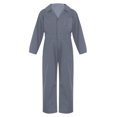 thumbnail image 2 of Aiihoo Kids Boys Coverall Mechanic Boiler Suit Flightsuit Coverall Outfits Grey 6, 2 of 6