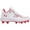WHITE | RED, variant on Under Armour Womens Glyde MT TPU Softball Cleats Gray | Gray Size 8.5 Wide