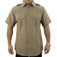 thumbnail image 2 of First Class Short Sleeve Polyester Wrinkle Resistant Button Up Shirts (Men's L), 2 of 5